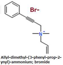 CAS#Allyl-dimethyl-(3-phenyl-prop-2-ynyl)-ammonium; bromide
